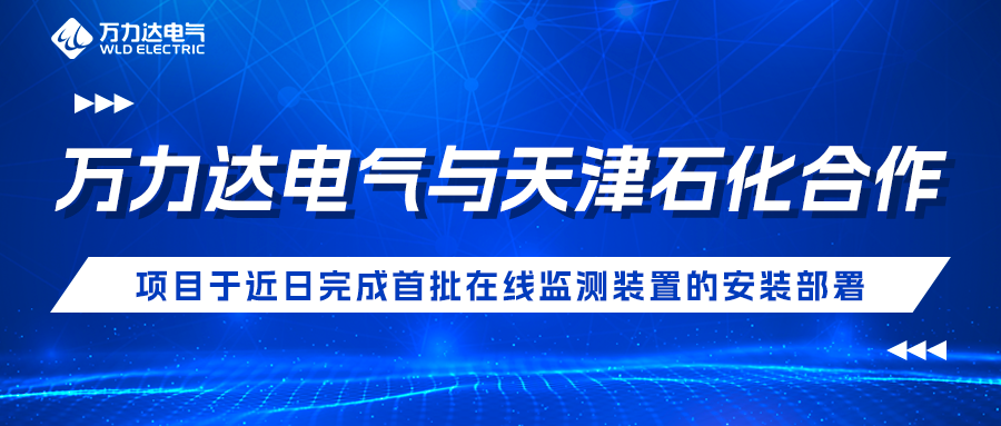 口袋德州官网电气与天津石化合作开发项目于近日完成首批在线监测装置的安装部署
